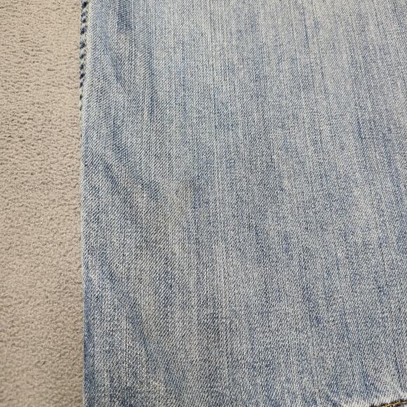 Levi's 569 Loose Fit Jeans Mens 38x31 Blue Denim Straight Leg Distressed - Picture 5 of 10